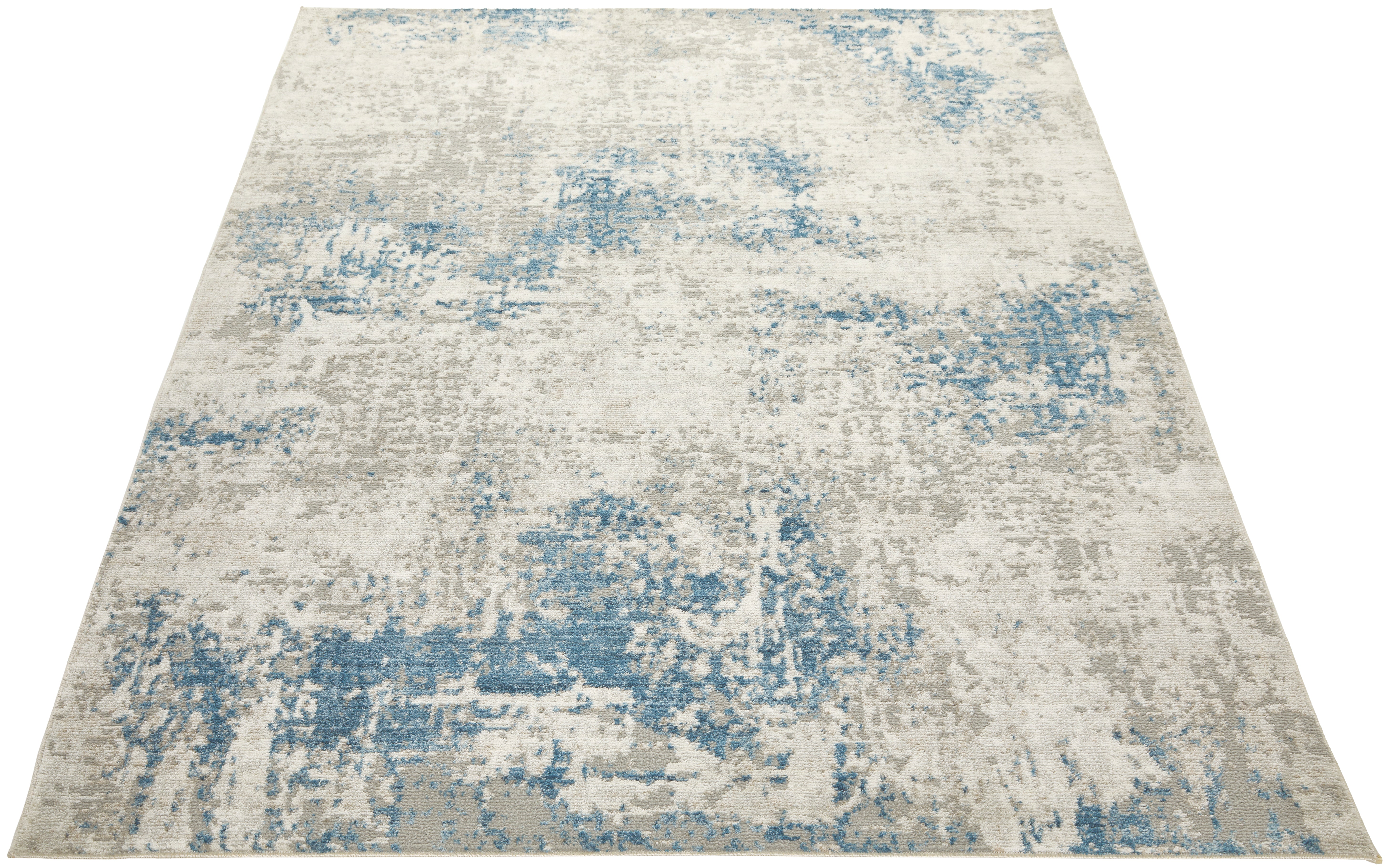 Concept Looms Rossa ROS03 Ivory/Blue Large Rectangle Rug